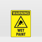 Custom Yard Signs,Warning Wet Paint Sign